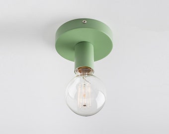 Ove Ceiling Mount Light Fixture Green