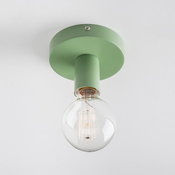 Ove Ceiling Mount Light Fixture Green