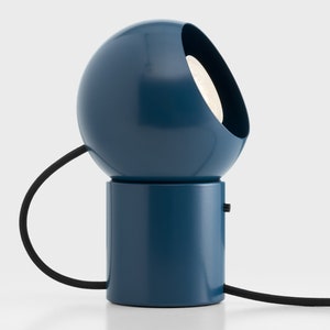 Hanson Magnetic Desk Mushroom Lamp Navy Blue Bedside Night Light With Shade New Modern Home Table Light Standing Fixture Housewarming Gift