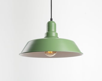 Emil Ceiling Pendant Lamp | Green | Retro | Loft | Industrial | Minimalist | Lamp