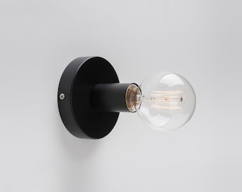 Ove Wall Mount Light Fixture Black