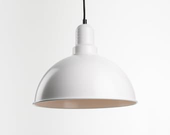 Lámpara colgante de techo Lias / Blanca / Retro / Loft / Industrial / Minimalista / Lámpara