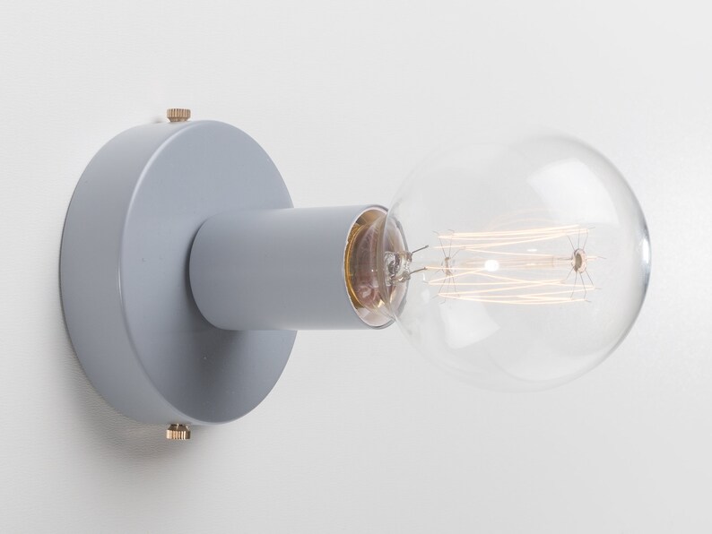 Minimalist Wall Mount Light Fixture Gray On Off Switch - Wall Mount Light Fixtures Plug In Minimalist Wall Mount Light Fixture Gray On Off Switch - Wall Mount Light Fixtures Plug In