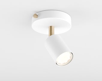 Lea Ceiling Mount Spot Light Fixture GU10 White