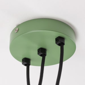 3-Port Ceiling Canopy Kit | DIY | Color Cord | Retro | Loft | Industrial | Pendant | Swag | Lamp