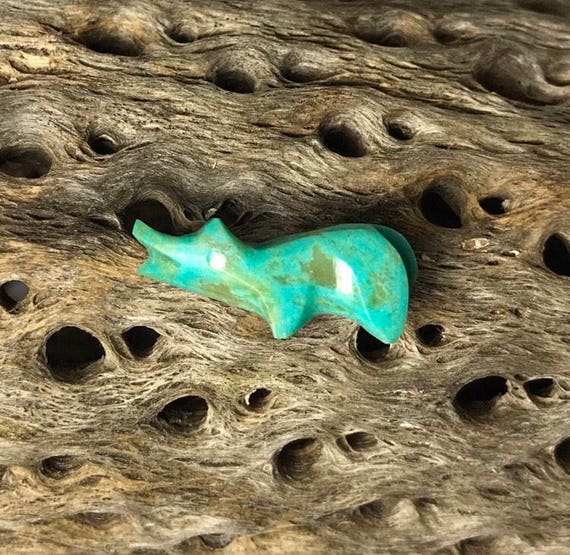 Native American Carved Turquoise Fetish Animal Pi… - image 7
