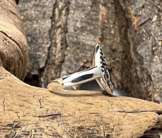 Openwork Twisted Tree Design Sterling Silver Ring… - image 4