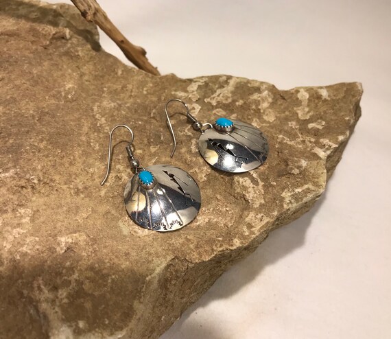 Native American Turquoise and Sterling Silver Kok… - image 5