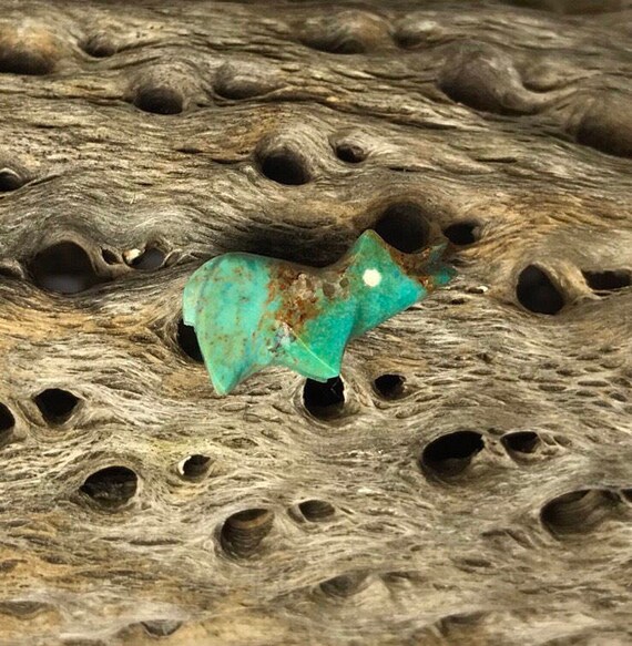 Native American Carved Turquoise Fetish Animal Pi… - image 9