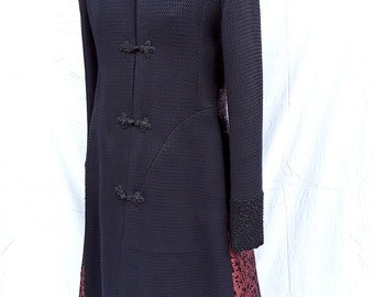 High Quality Mens Long Length Luxury Panelled Doublet Coat - Bespoke - Made-To-Measure