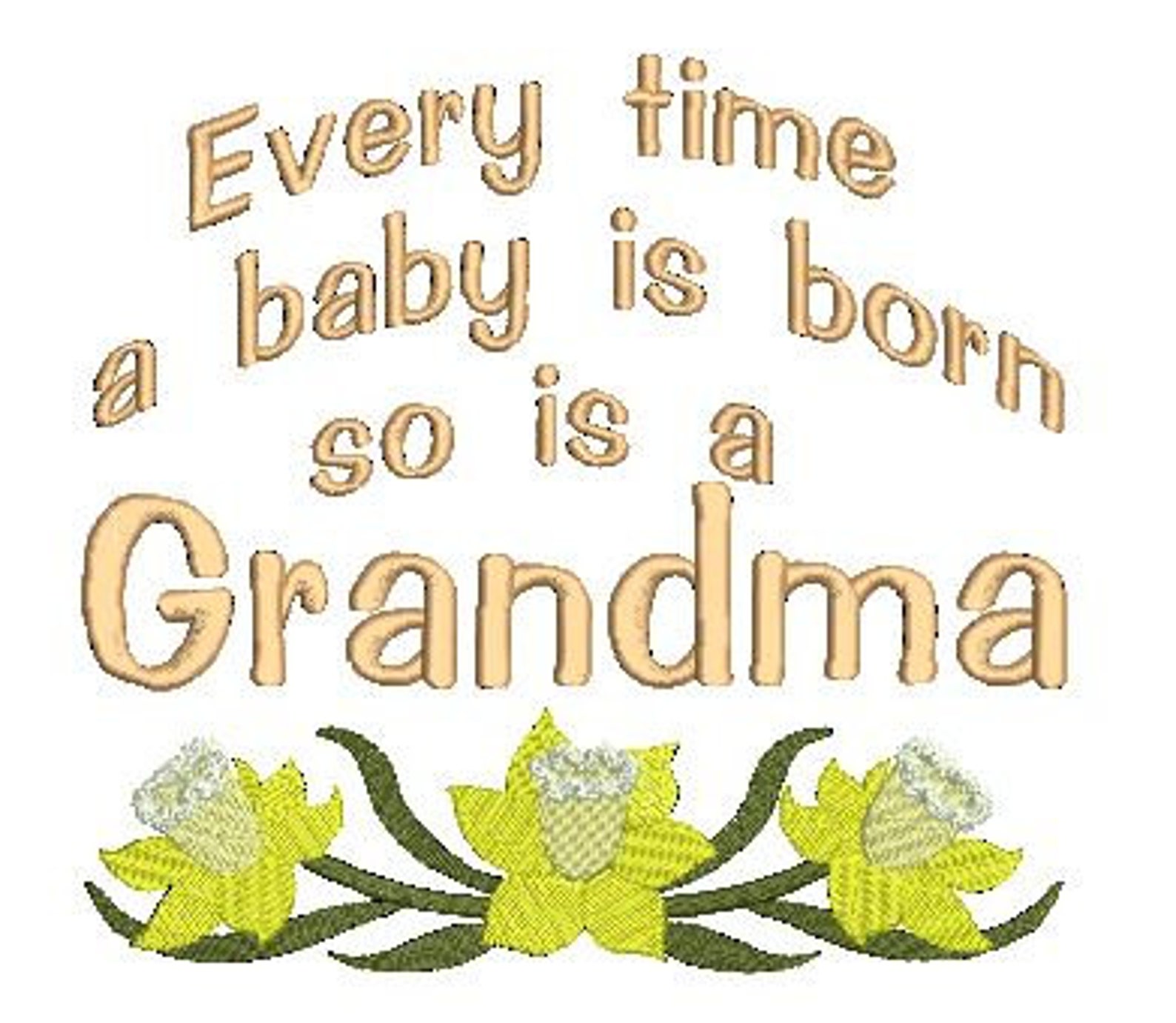 Every Day There is a Baby is Born so is A Grandma no 2 Etsy