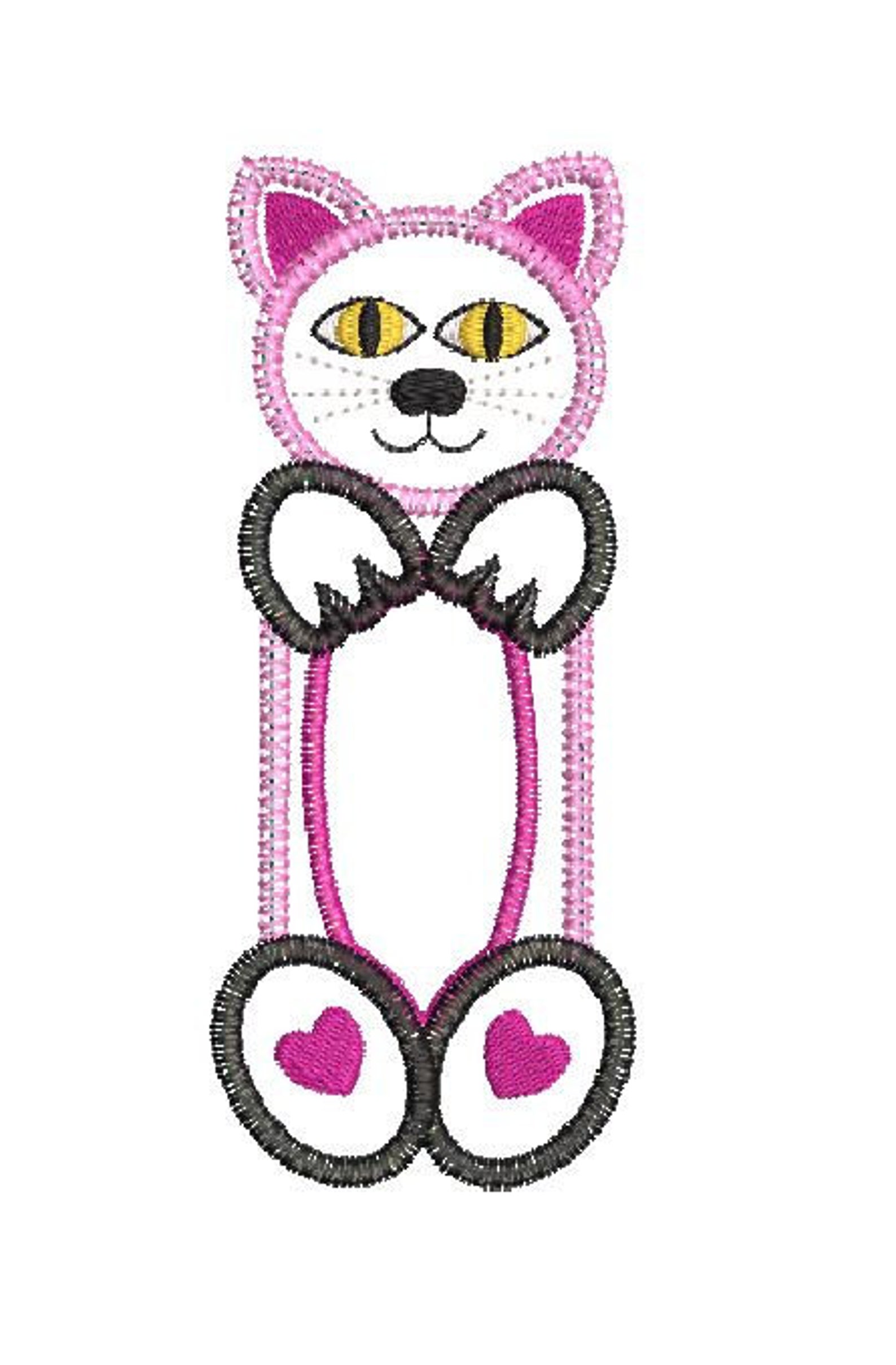 Cat bookmark machine jessecmault design  etsy uk