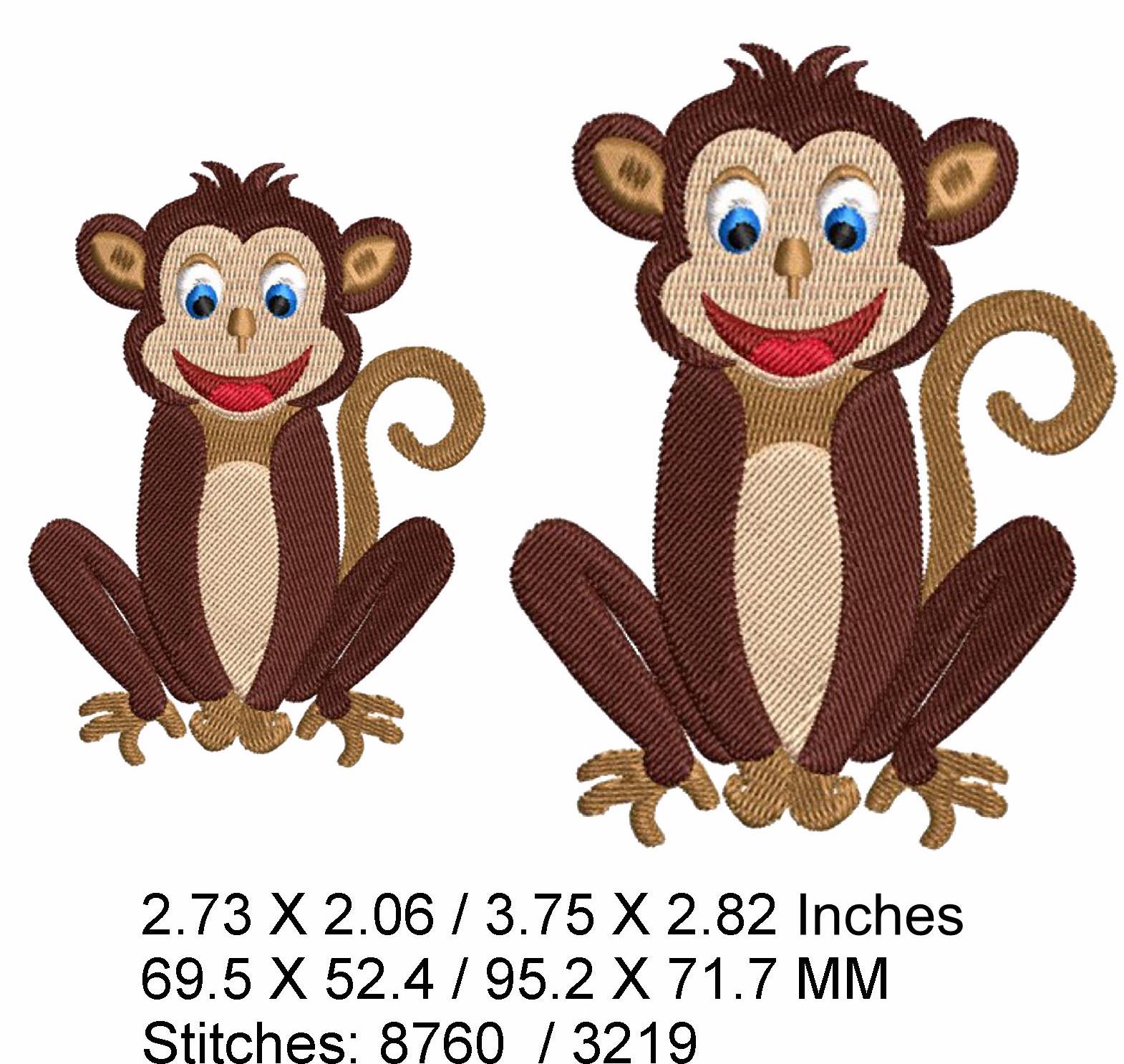 Chimpanzee Embroidery Design - Etsy Chimpanzee Embroidery Design - Etsy