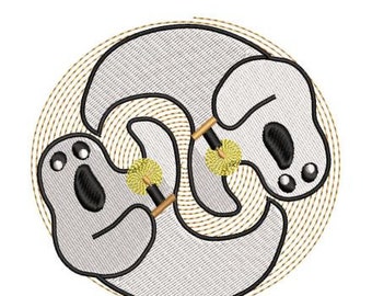 Howling Ghosts will fit 4x4 Hoop thes  is a  Machine Embroidery design which is a “Instant Download” file
