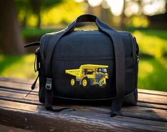 Mining Kipplaster Maschinenstickerei (Instant Download) ITH