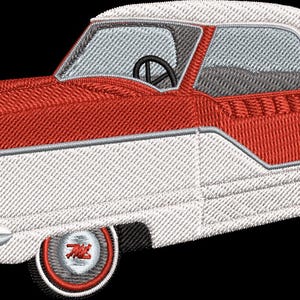 Nash Metropolitan Car links und rechts Maschinenstickerei Hoop Design Digital Download Bild 7