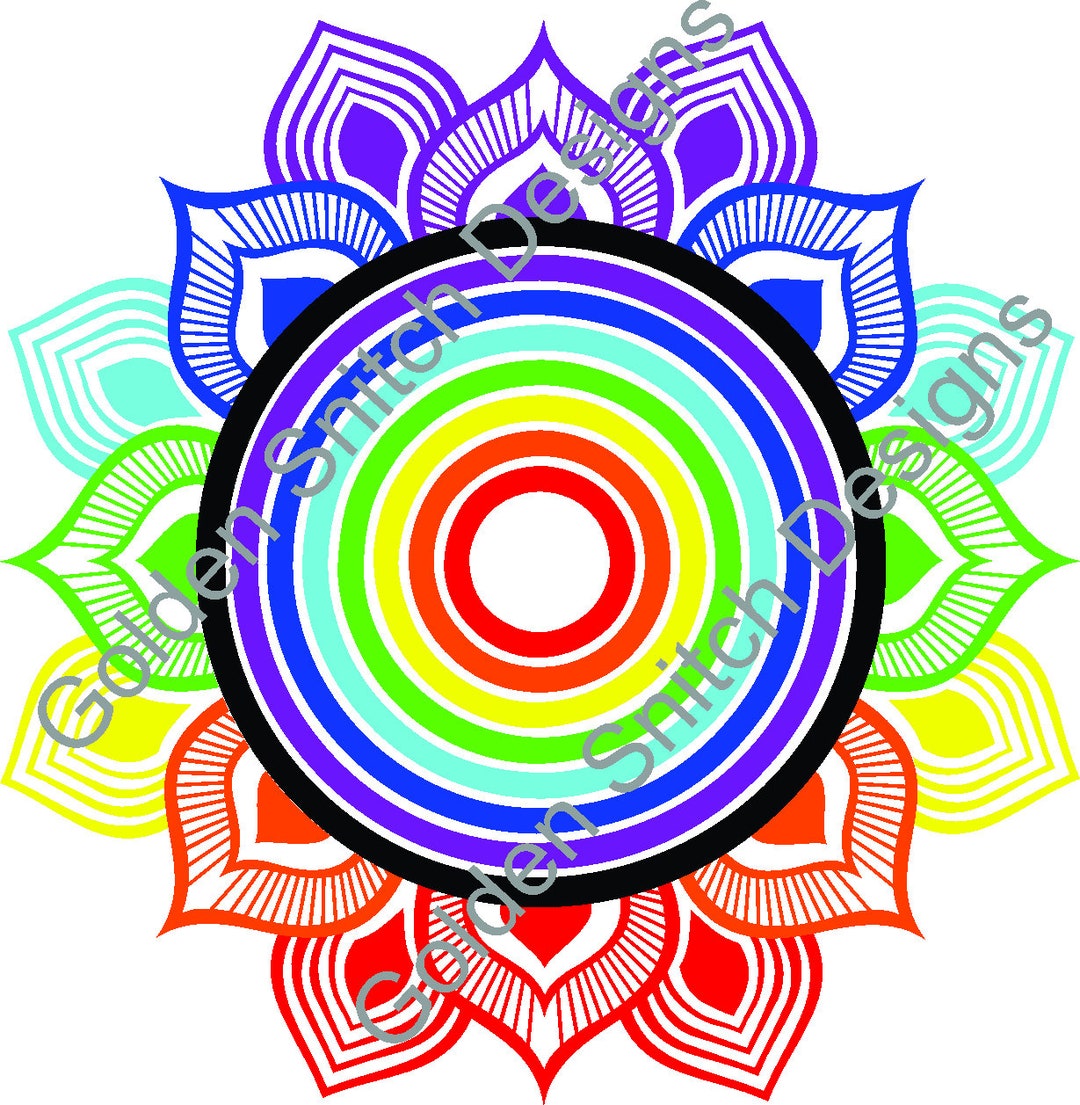 Mandala 2 Design Colours in Zip Files Includes Png, Svg, Jpg &amp; Pdf for ...