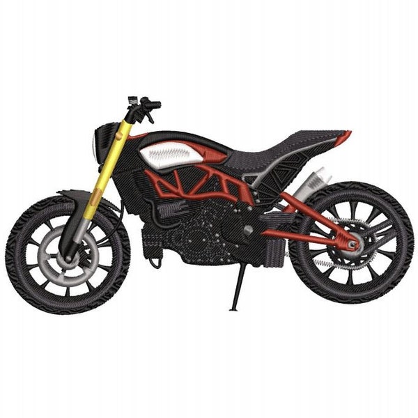 Indian Motor Bike will fit a 7x4 hoop this is a  Machine Embroidery design which is an instant down load