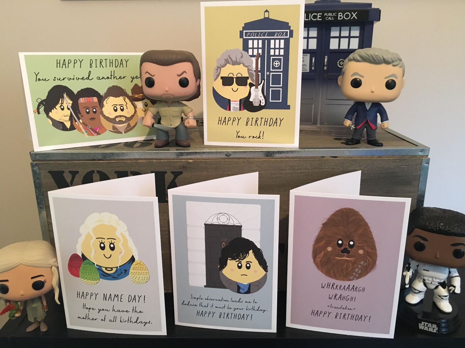 The Walking Dead Birthday Card Badegg happy Birthday You - Etsy