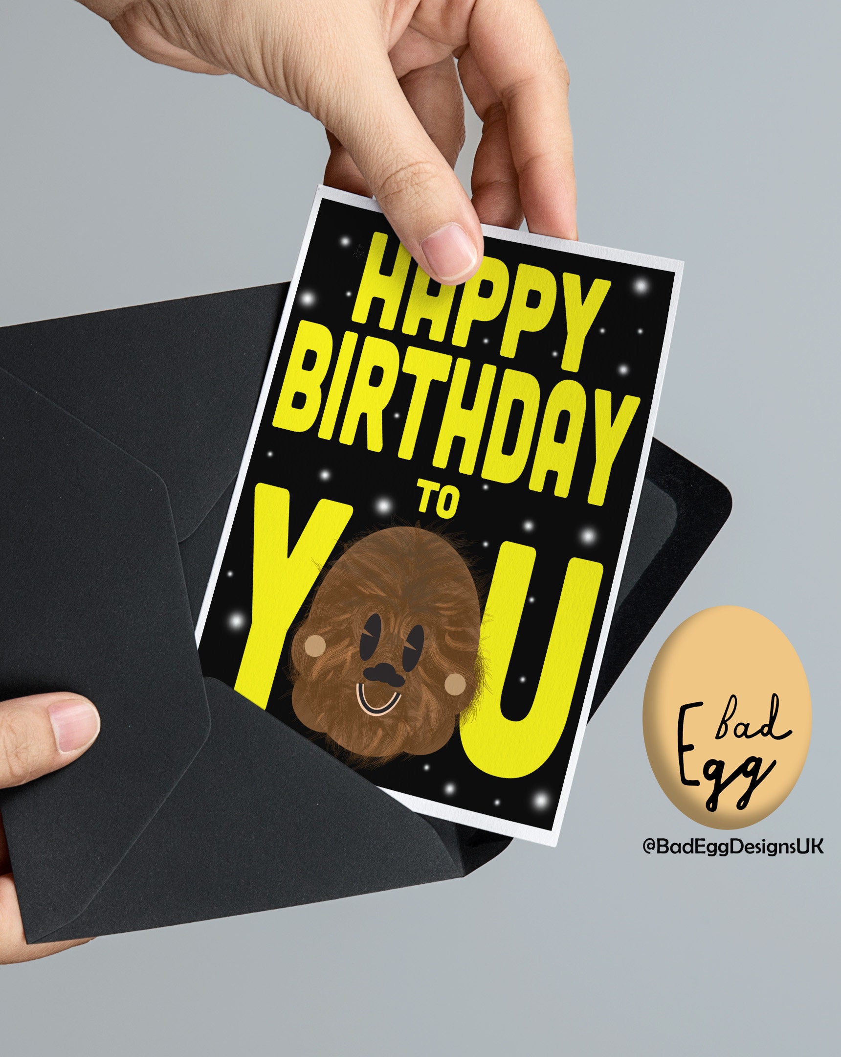Badegg Chewbacca happy Birthday to Chew Birthday - Etsy