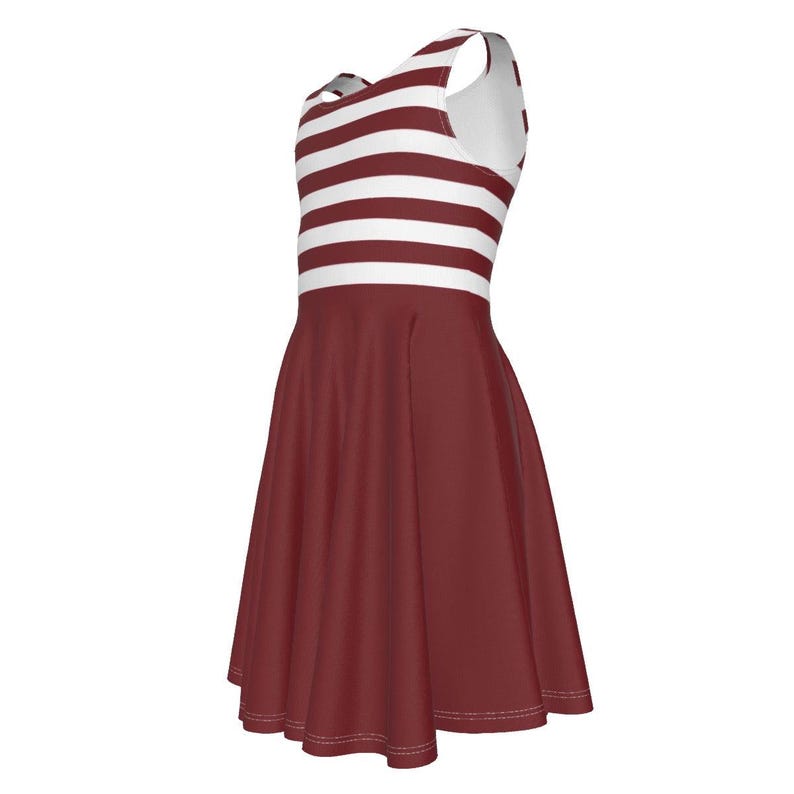 KIDS STRIPE SIDE DRESS