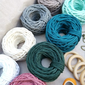 Macrame Starter Kit, DIY Macrame, Macrame Supplies, Plant Hanger Kit, Beginner Macrame Kit, Gift, Arts and Crafts, Macrame Cord Set,