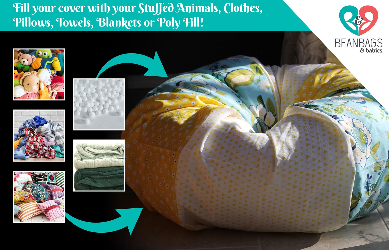 CUSTOM PAW PATROL Bean Bag Chair Cover. Reader's Nest Bean Bag Chair