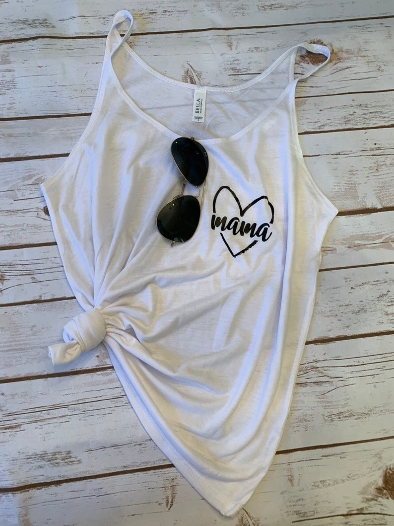 Loose Fitting Tank Mama Tank Top Slouchy Tank Mama Clothes Comfortable Clothes Motherhood Shirt Lounge wear