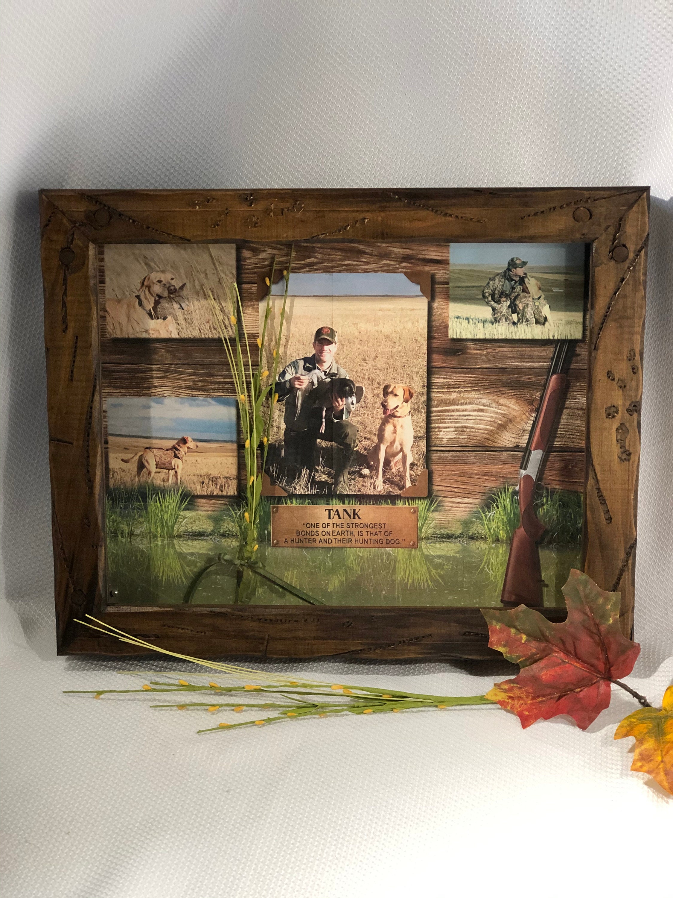 Hunting Dog Shadow Box Shadow Box for hunters Hunting Dog Etsy