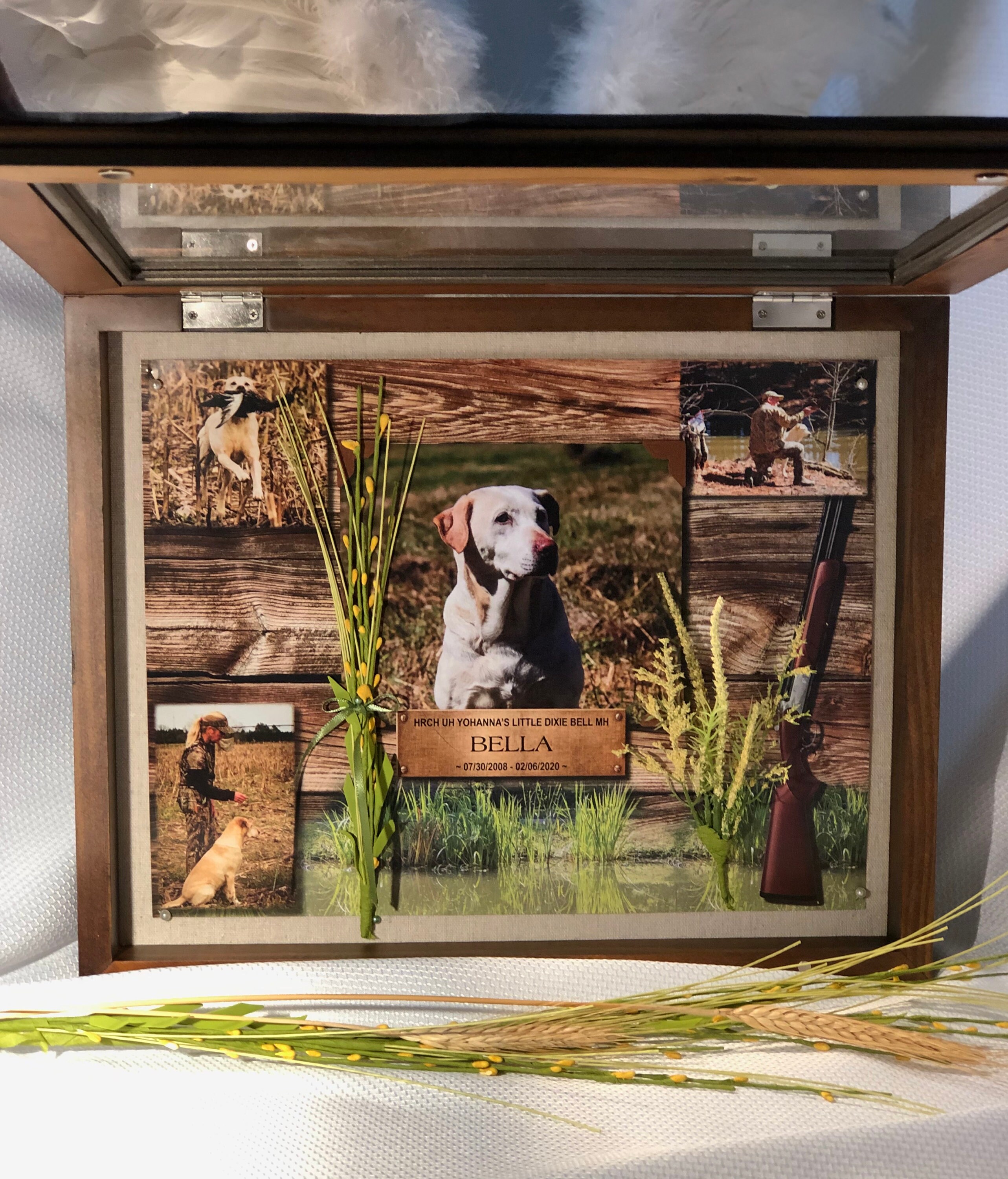 Hunting shadow box Gift for Hunter Hunters memorial shadow Etsy