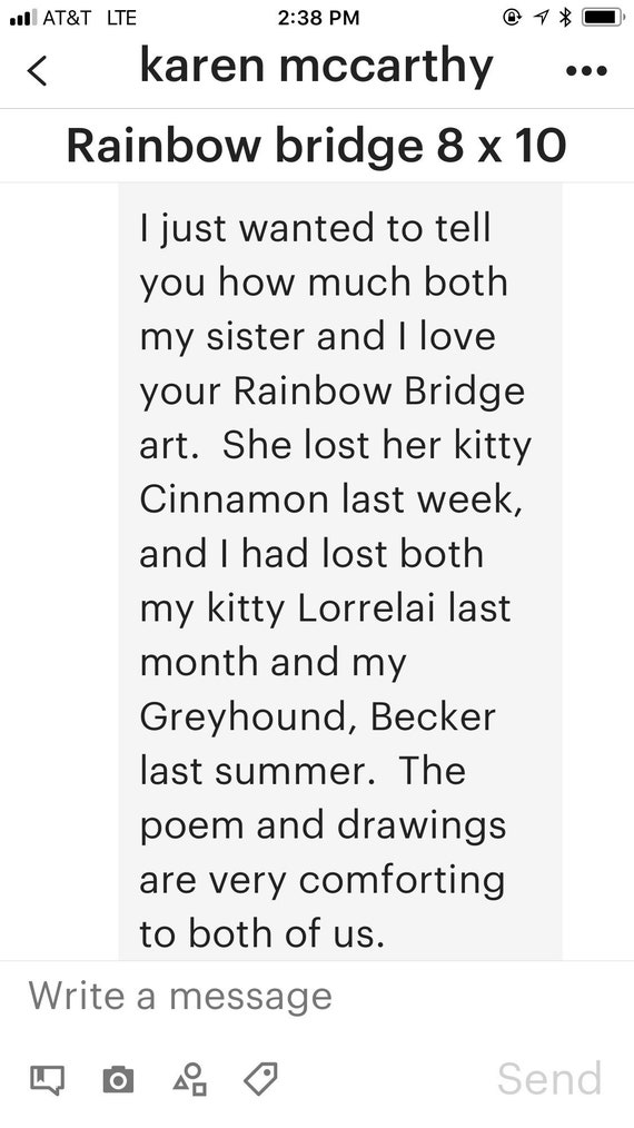 Rainbow Bridge No Photo Digital Downloadrainbow Bridge Etsy