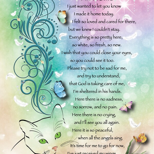 I Made It Home Poem - Etsy