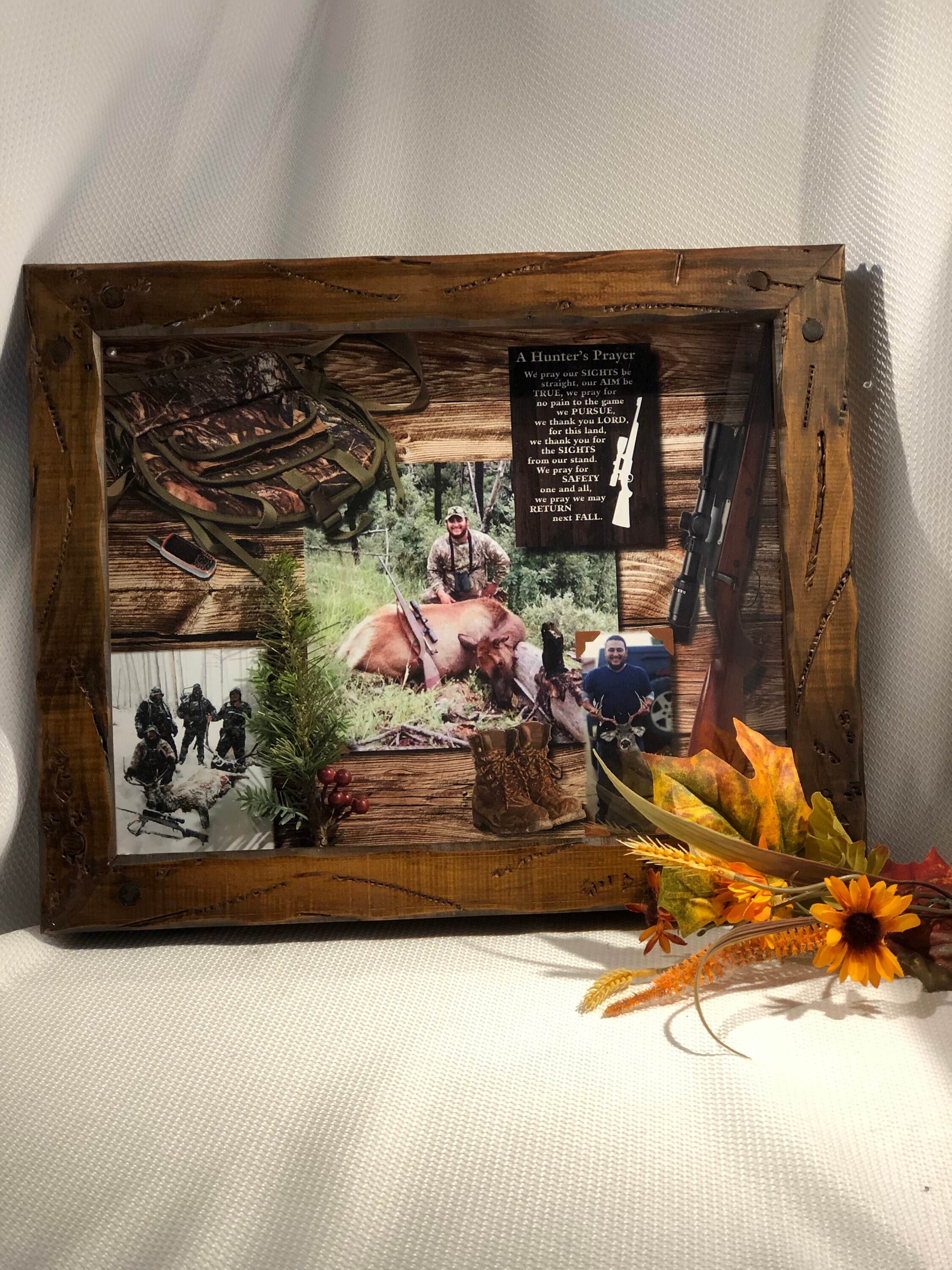 CUSTOM Shadow Box Fishing Hunting Sports Team Anniversary Etsy