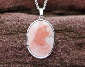 Sterling Silver Scottish Agate pendant necklace from Montrose - 20