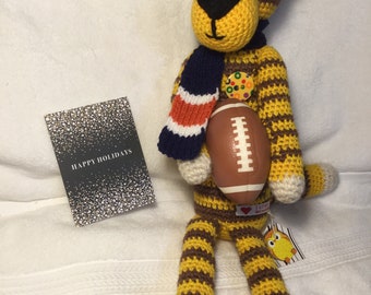 Crochet Tiger Chicago Bears fan