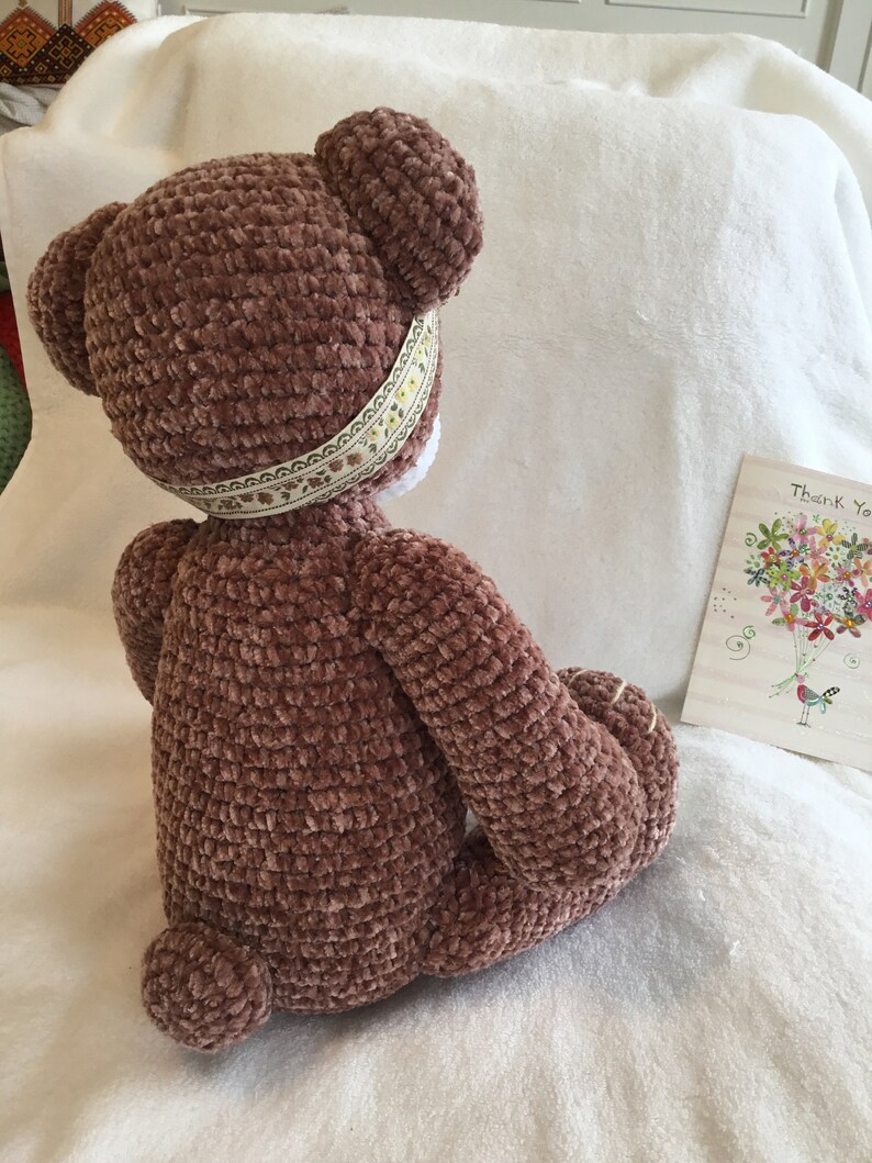 Crochet plush velvet Teddy Bear