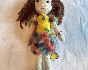 Pretty crochet handmade doll Nancy