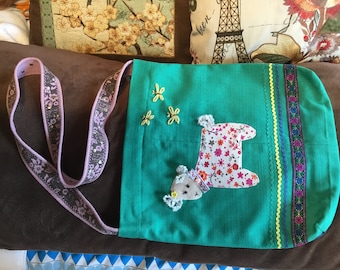 Crossbody Beautiful hobo bag with ship