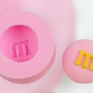 3D M&M Candy Silicone Mold: Resin, Soap, Candle, Chocolate