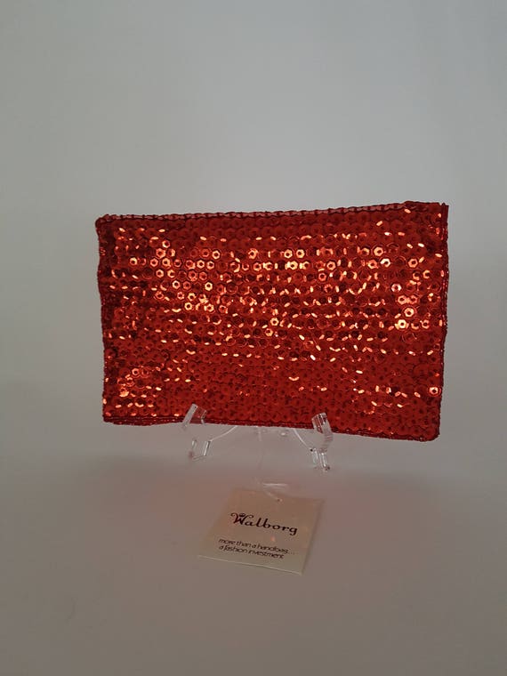 sequin clutch purse