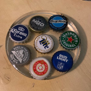 Bottle Cap Coaster- Can be customized