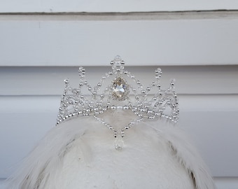 Copricapo da balletto - Lago dei cigni / Odette / Cigno bianco (piume non incluse) - tiara da balletto / corona da balletto
