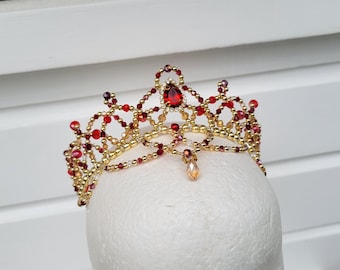 Tiara de balé - La Bayadère / Le Corsaire / A Morte de Nikiya / Gamzatti / Medora / Odalisca / Diana e Acteon - tiara de balé coroa de balé