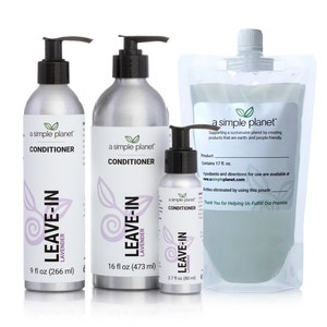 Leave-in Conditioner Zero Waste 2.7 17 oz. Sizes image 1