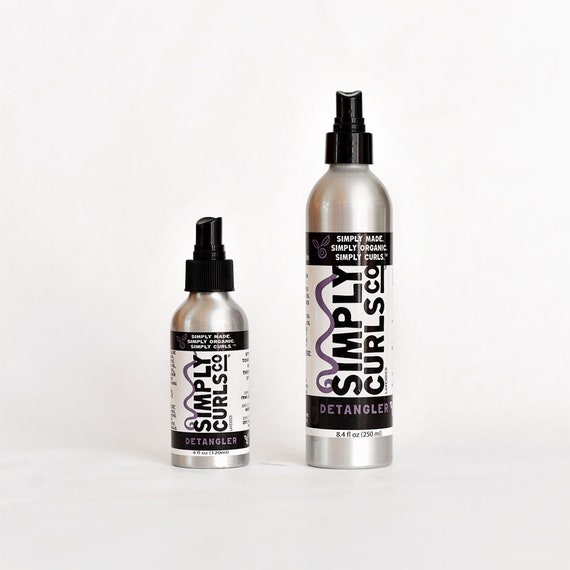 Organic Detangler Hair Detangler Detangling Spray Natural Etsy