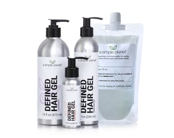 Gel para definir cabelos | Tamanhos de 2,7 a 17 oz.