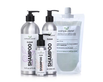 Clean Shampoo with Wildcrafted Ingredients | 2.7 - 17 oz. Sizes