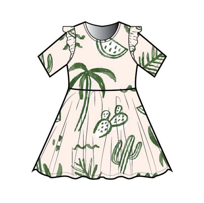 free printable skater dress pattern