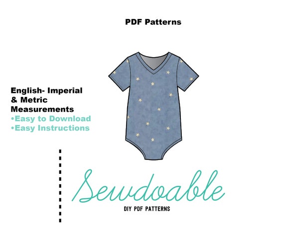 baby v neck onesie