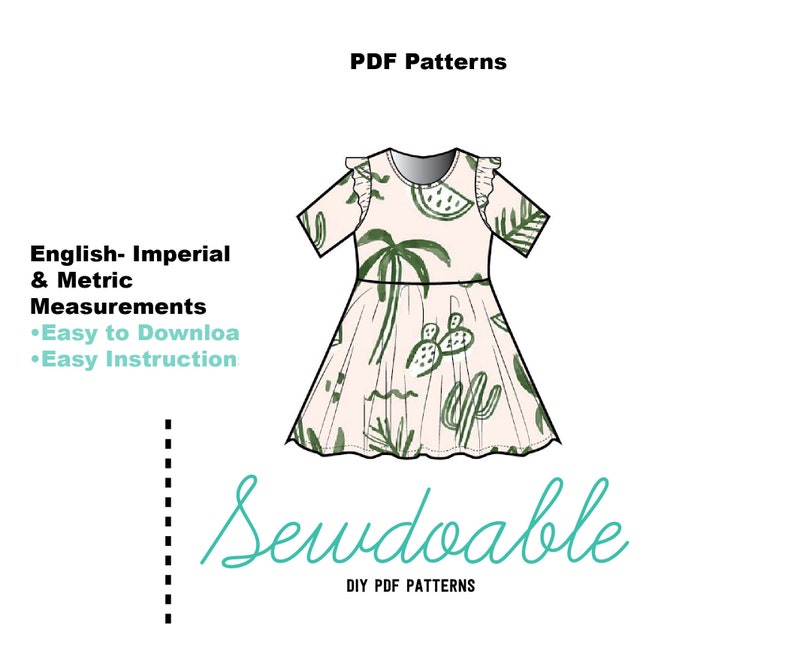 free printable skater dress pattern
